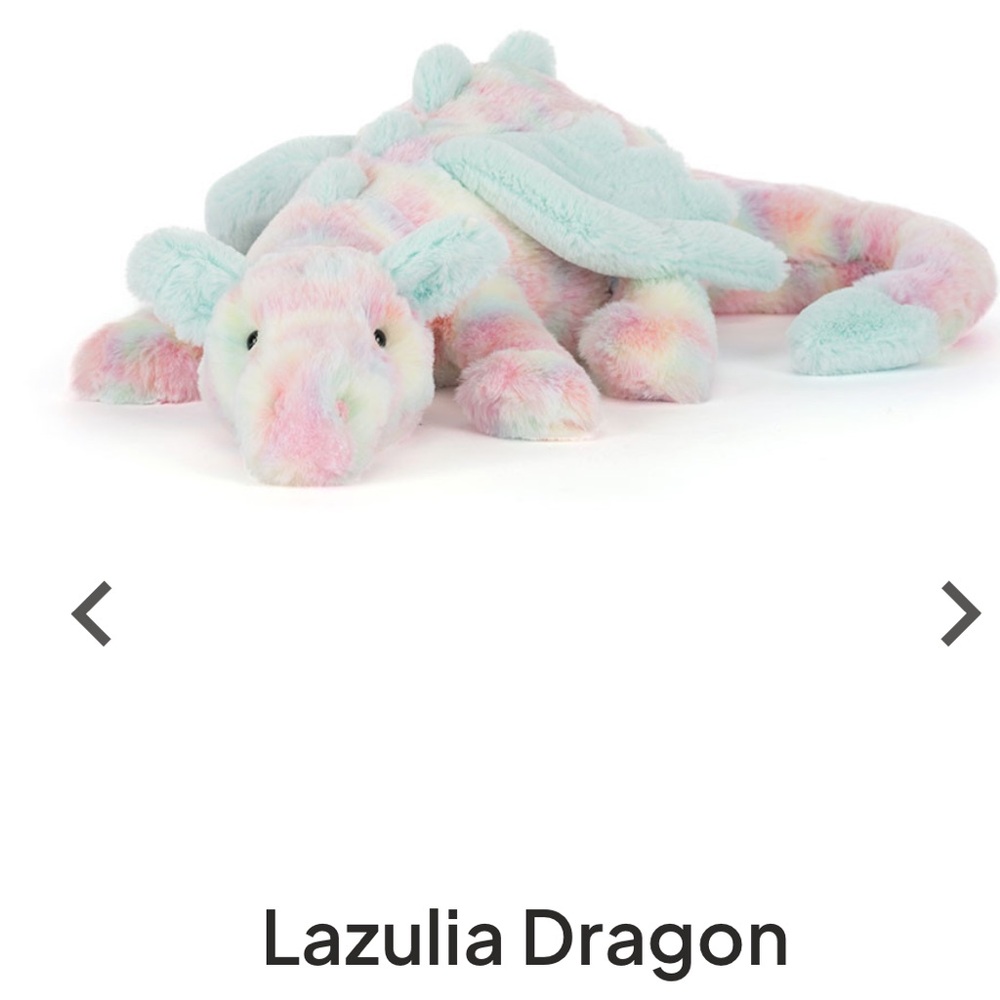 Jellycat Lazulia Dragon NWT